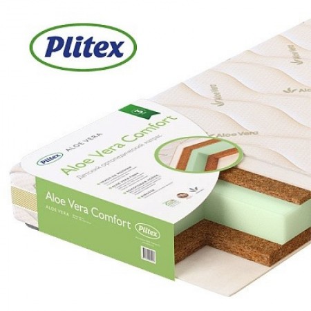Детский матрас Plitex Aloe Vera Comfort 120х60х12см (АВ-01/1) А-12